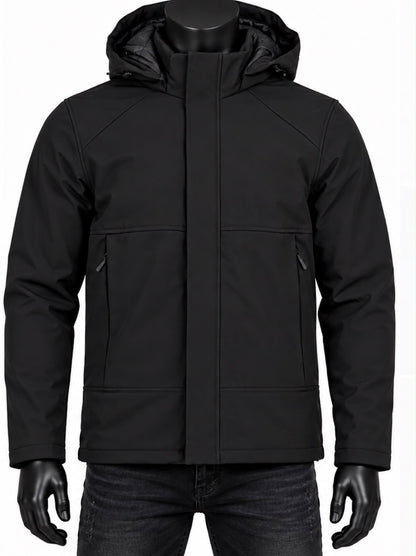 Heren Softshell Jas zwart