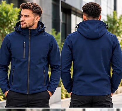 Werkkleding softshell jas met capuchon