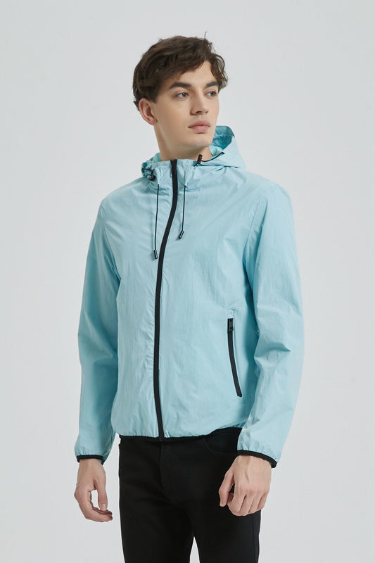 Jas licht blauw