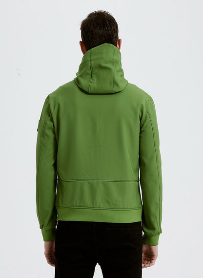 Softshell jas met patch