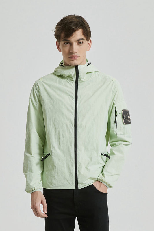 Lente jas heren mintgroen