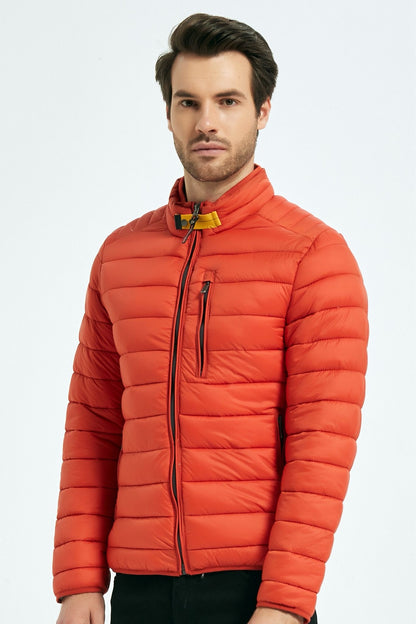 Oranje/rood voorjaarsjas