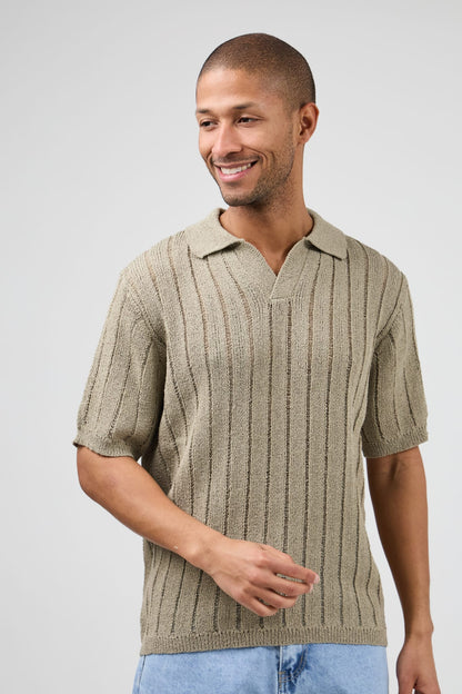 Heren V hals T-shirt (T)