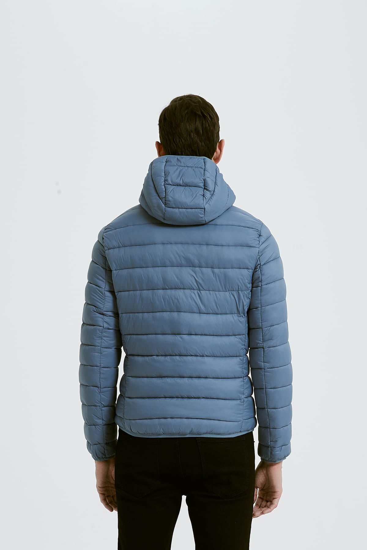 Heren Lichtgewicht Pufferjas met Capuchon