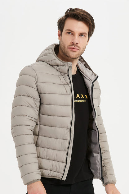 Heren Lichtgewicht Pufferjas met Capuchon