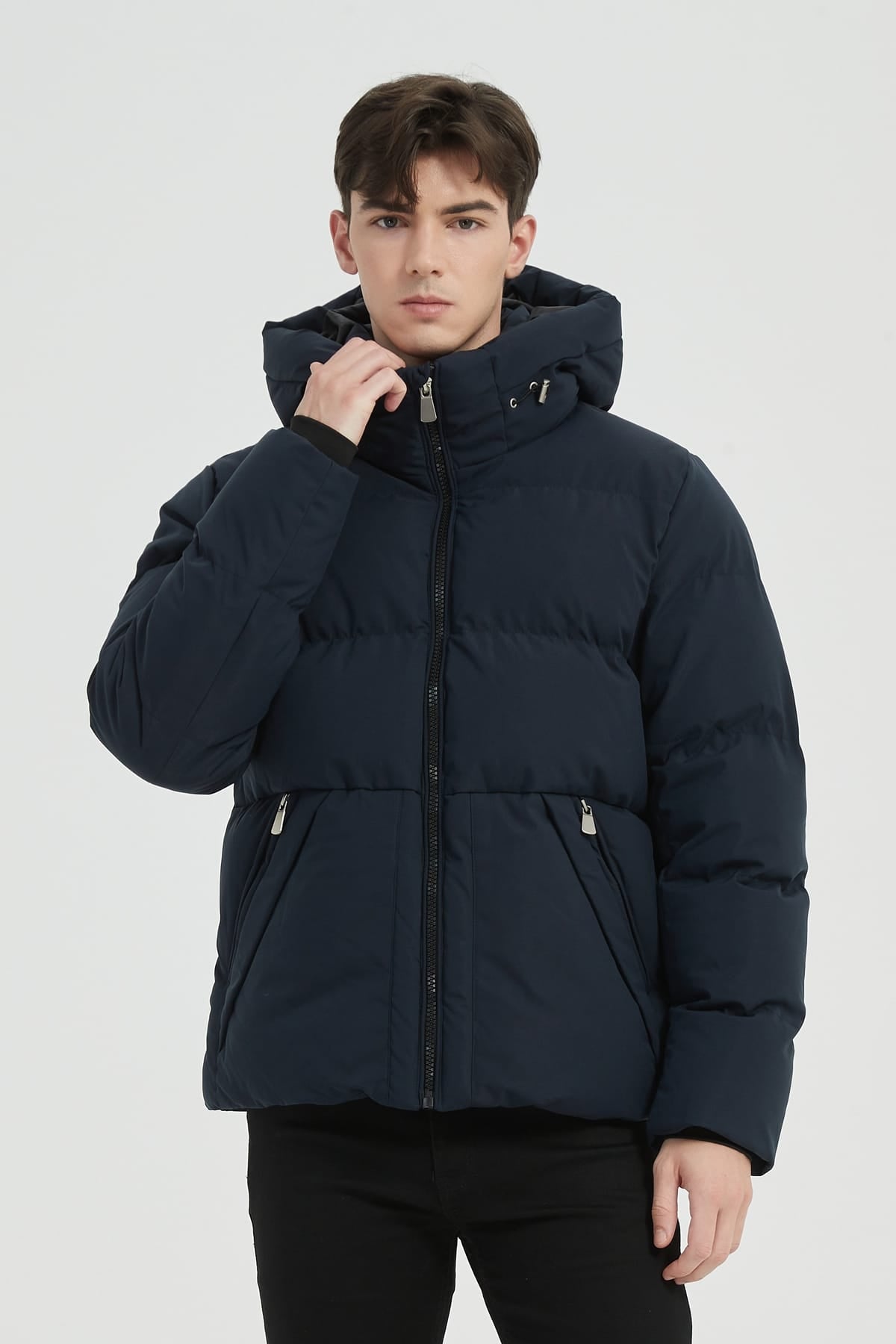 Heren Klassieke Pufferjas met Capuchon