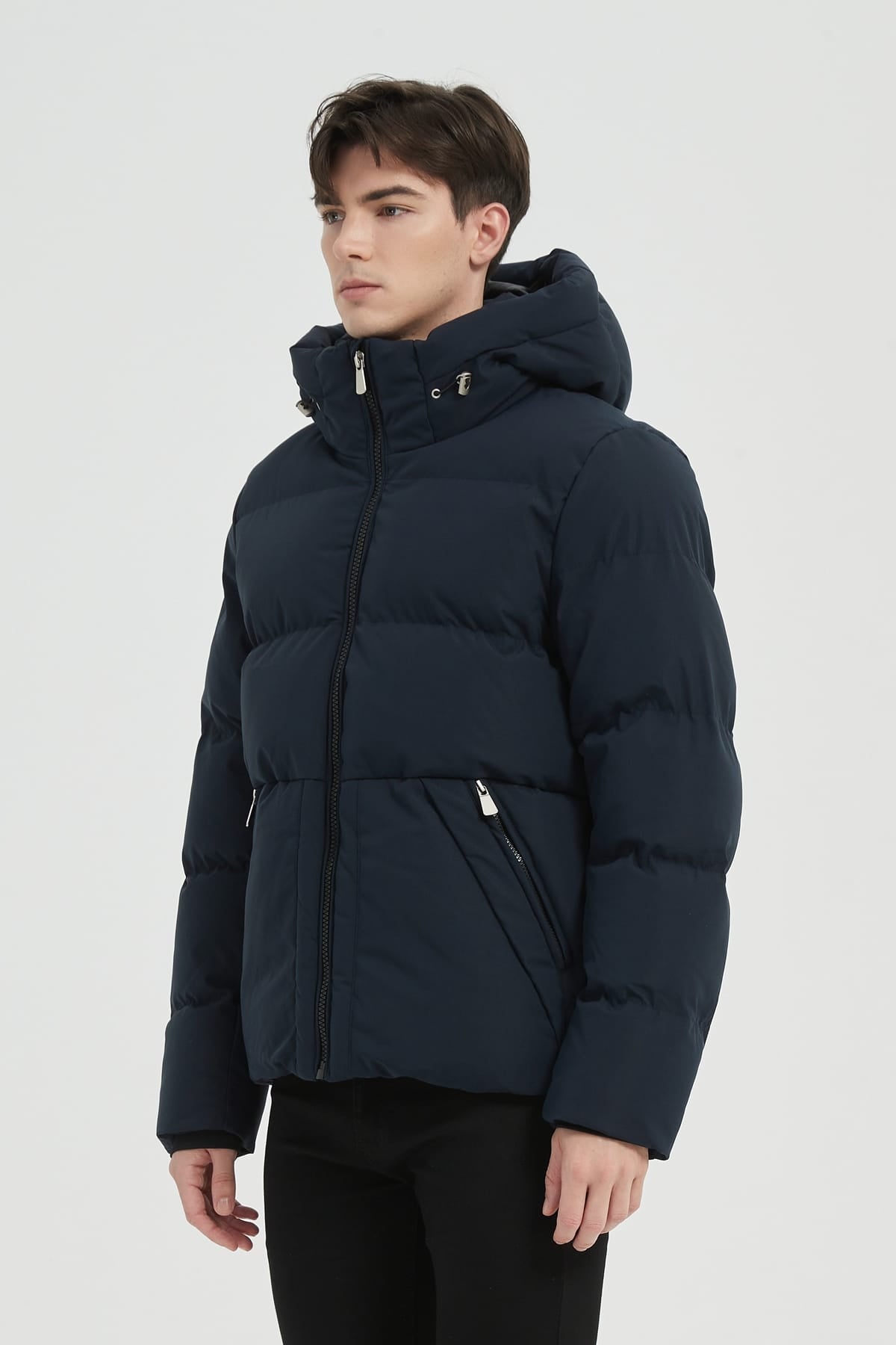 Heren Klassieke Pufferjas met Capuchon