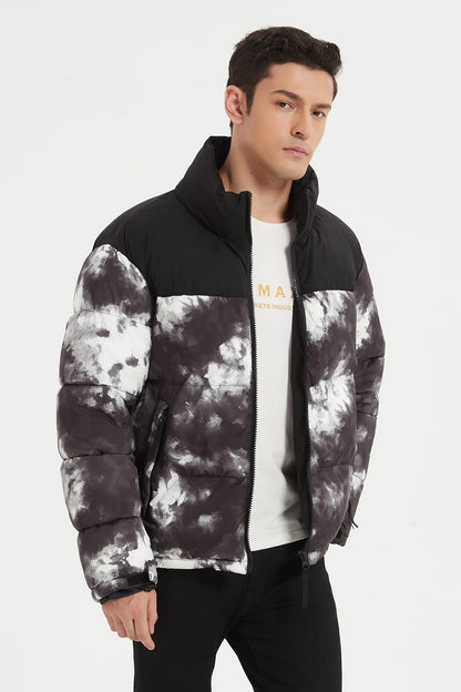 Heren Pufferjas met Print