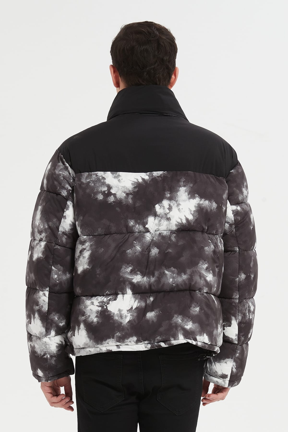 Heren Pufferjas met Print