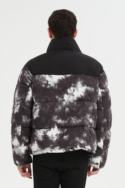 Heren Pufferjas met Print