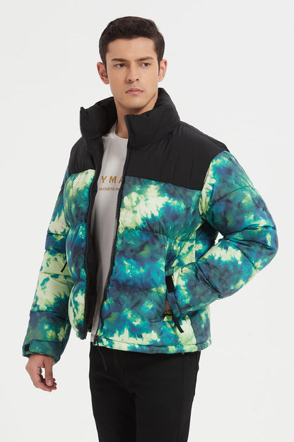 Heren Pufferjas met Print
