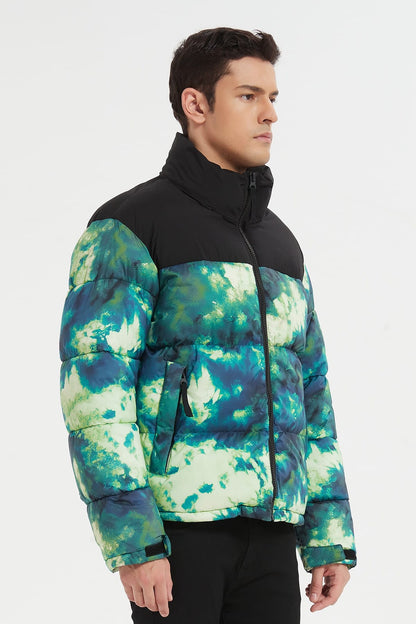 Heren Pufferjas met Print