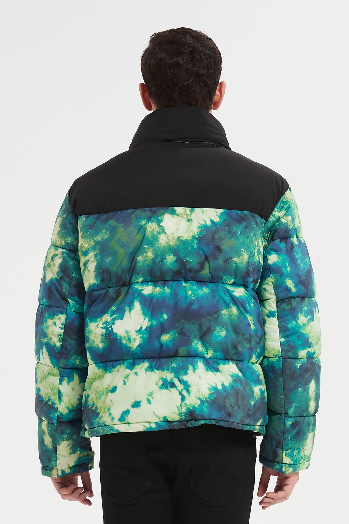 Heren Pufferjas met Print