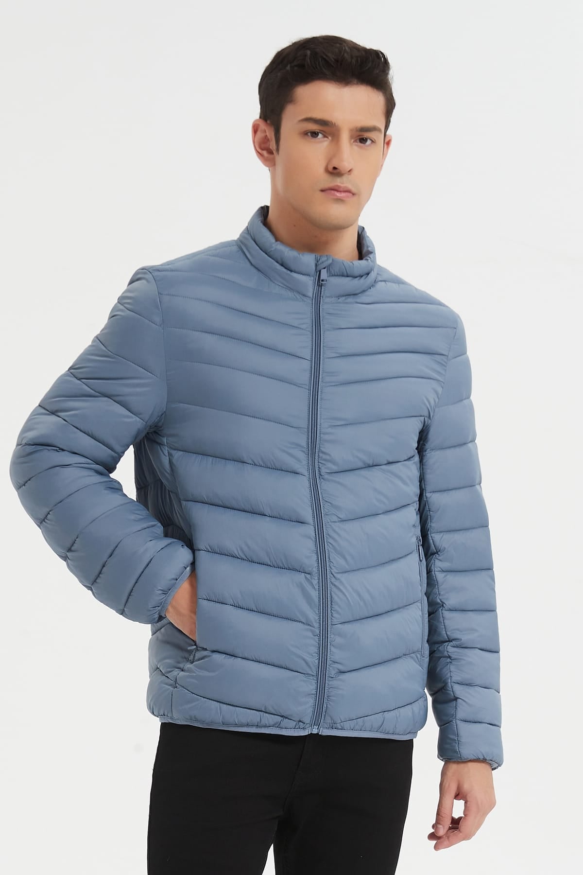 Heren Lichtgewicht Gewatteerde Jas