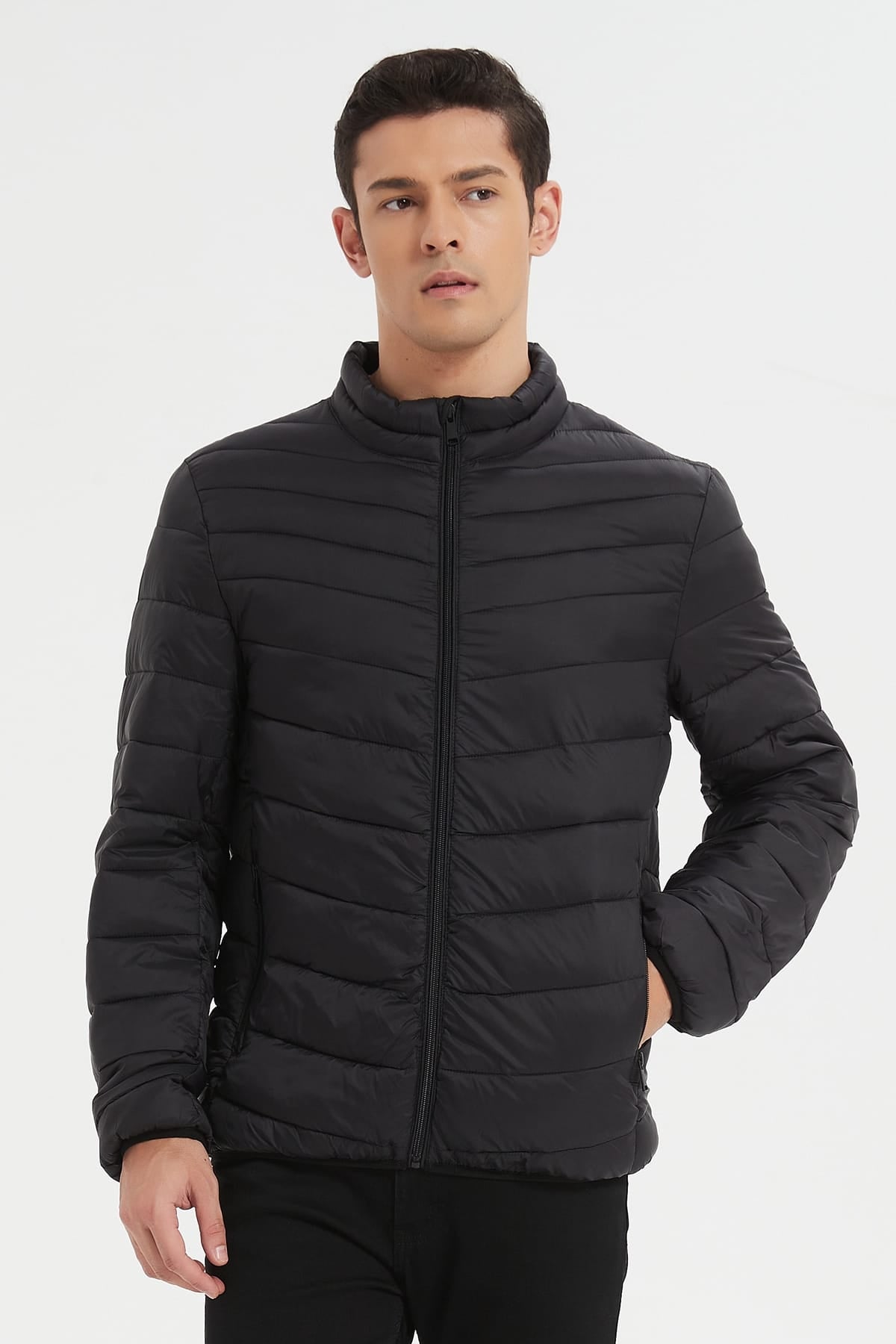 Heren Lichtgewicht Gewatteerde Jas