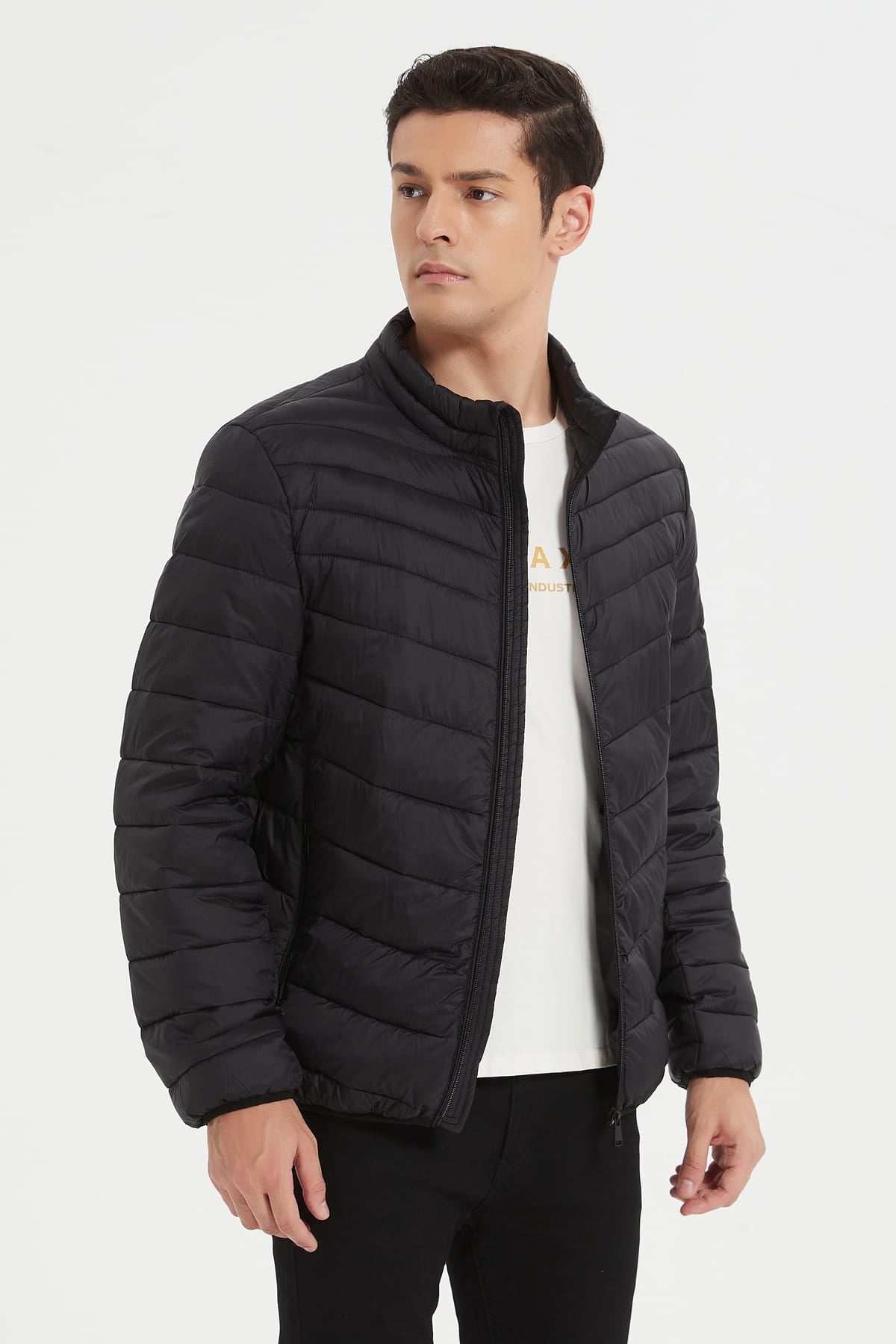 Heren Lichtgewicht Gewatteerde Jas