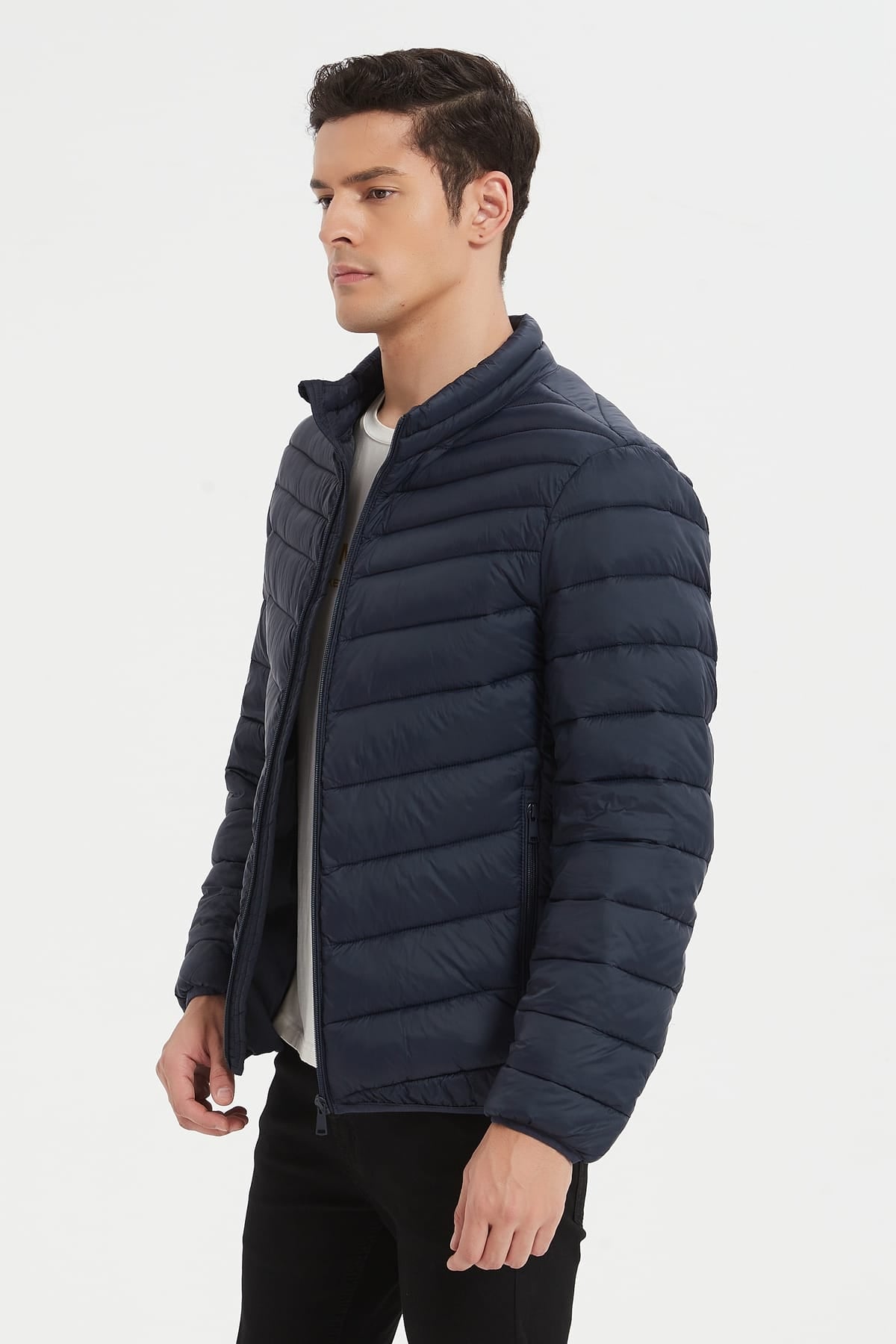 Heren Lichtgewicht Gewatteerde Jas