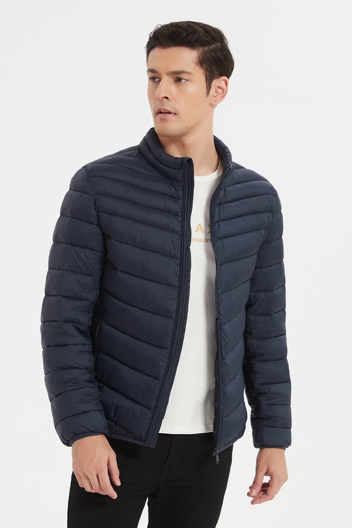 Heren Lichtgewicht Gewatteerde Jas