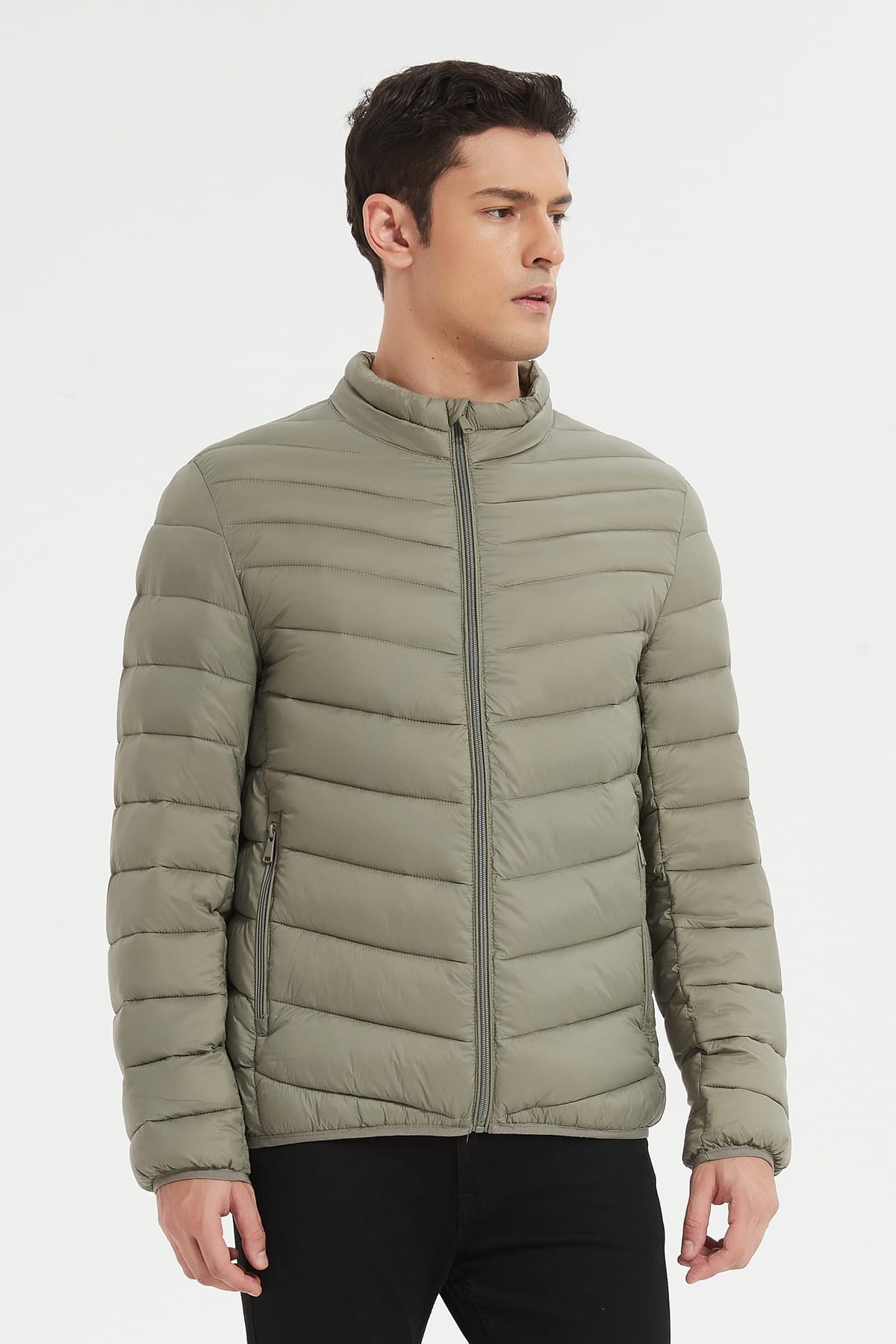 Heren Lichtgewicht Gewatteerde Jas