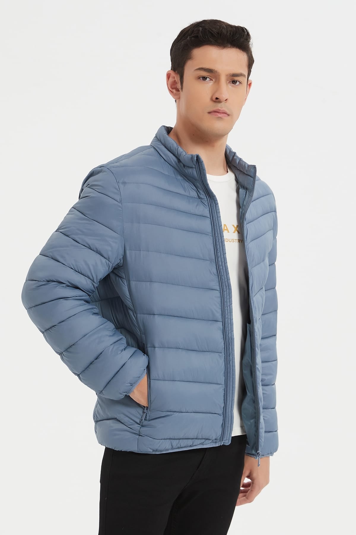 Heren Lichtgewicht Gewatteerde Jas