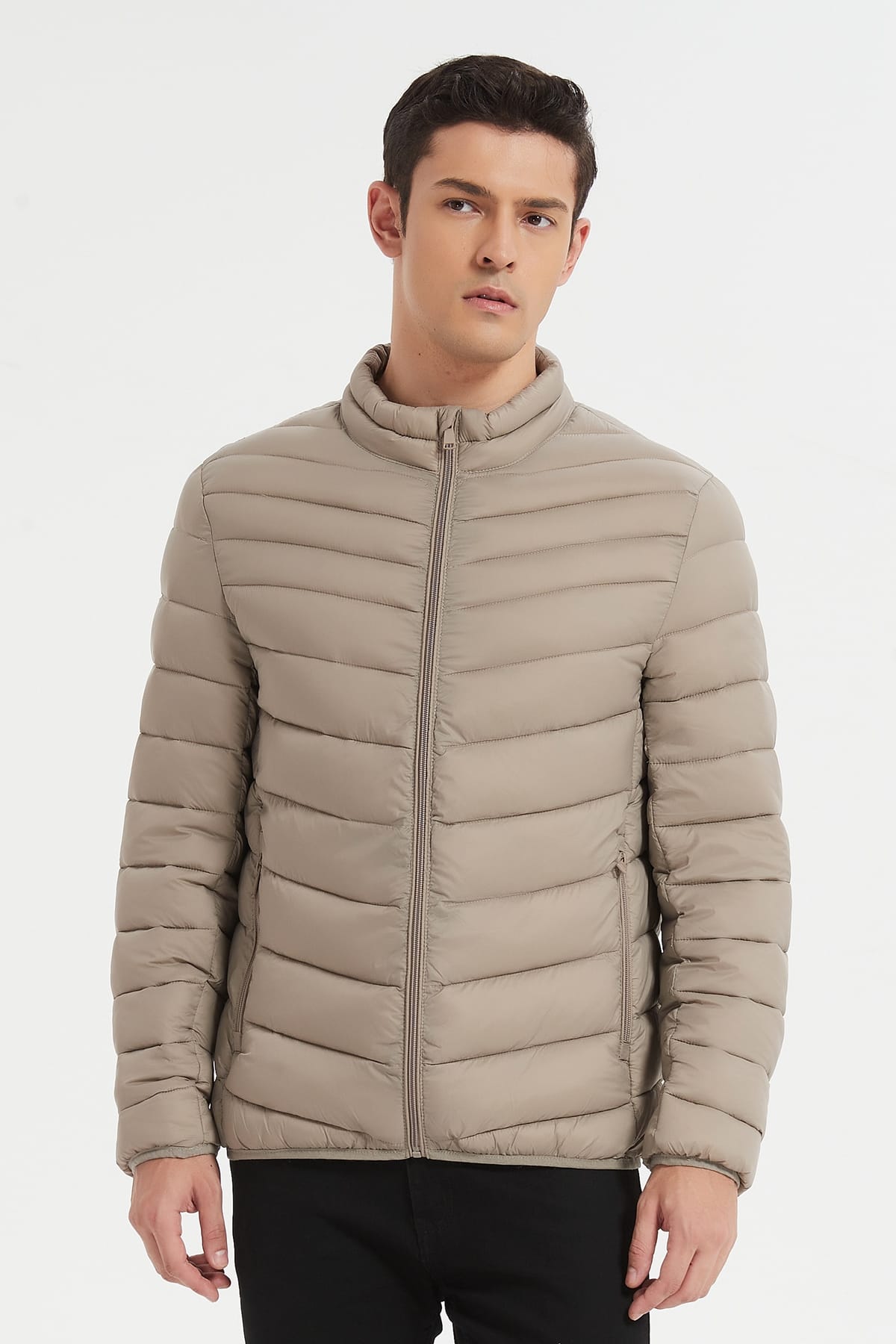 Heren Lichtgewicht Gewatteerde Jas