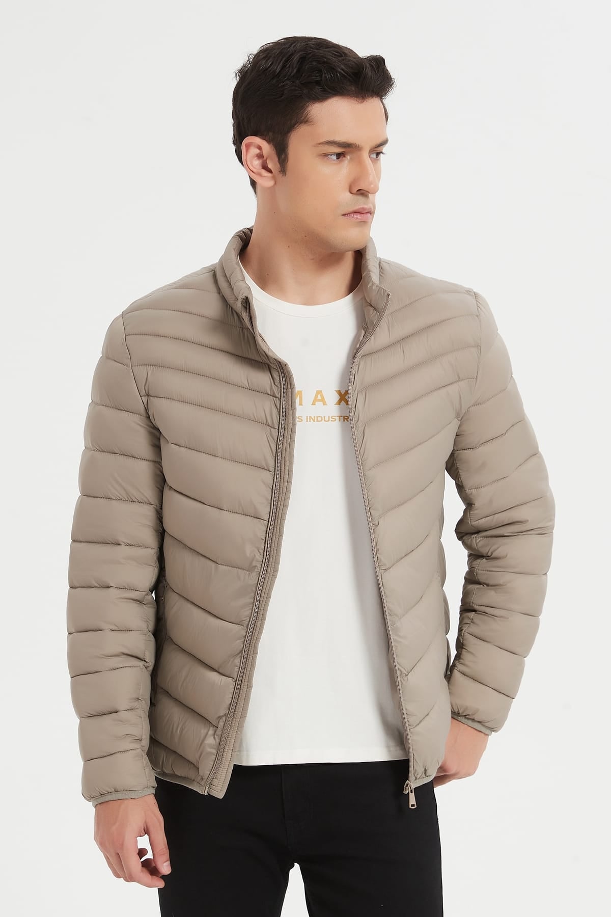 Heren Lichtgewicht Gewatteerde Jas